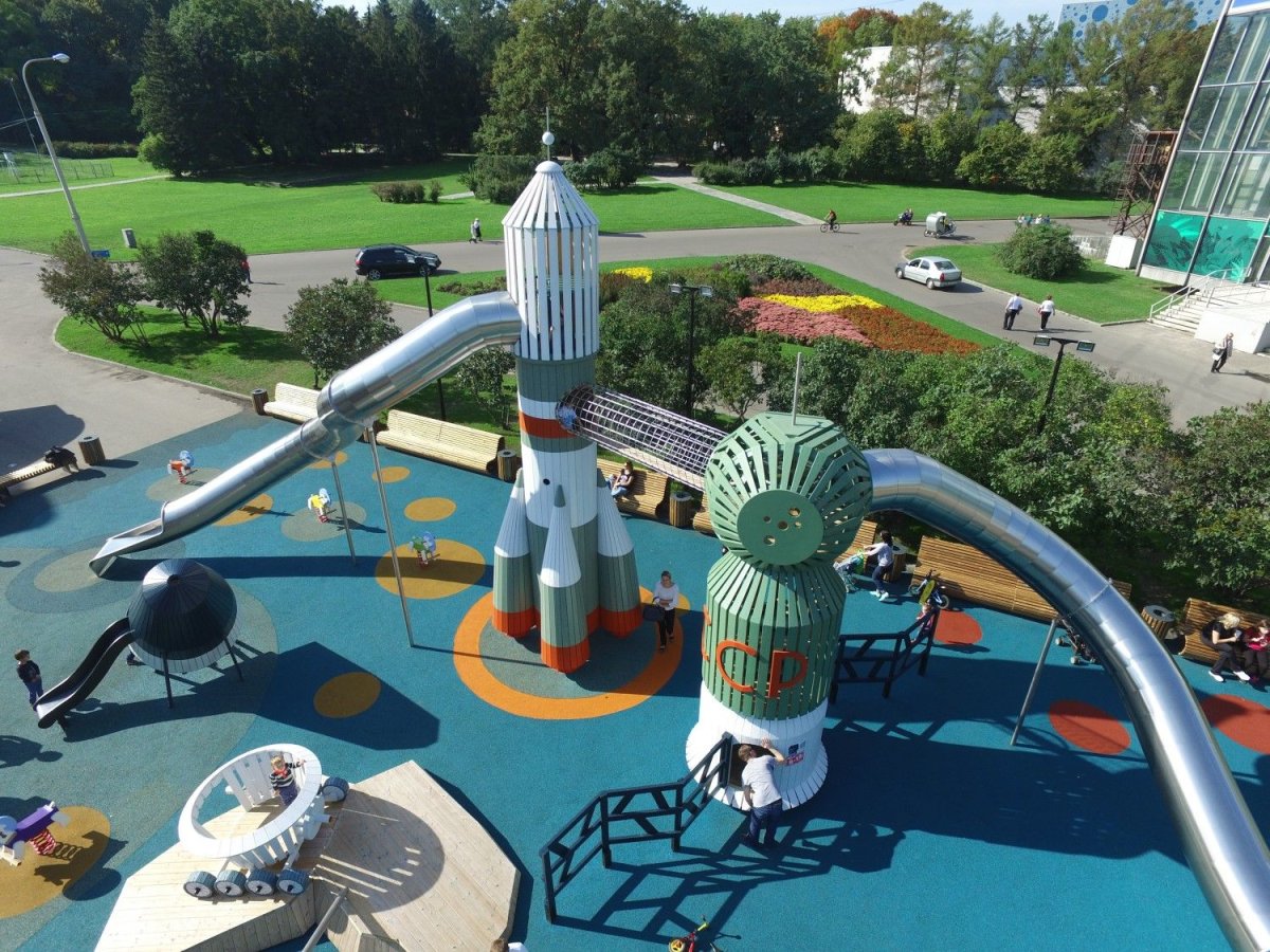 Самые классные бесплатные детские площадки в Москве. Часть 1