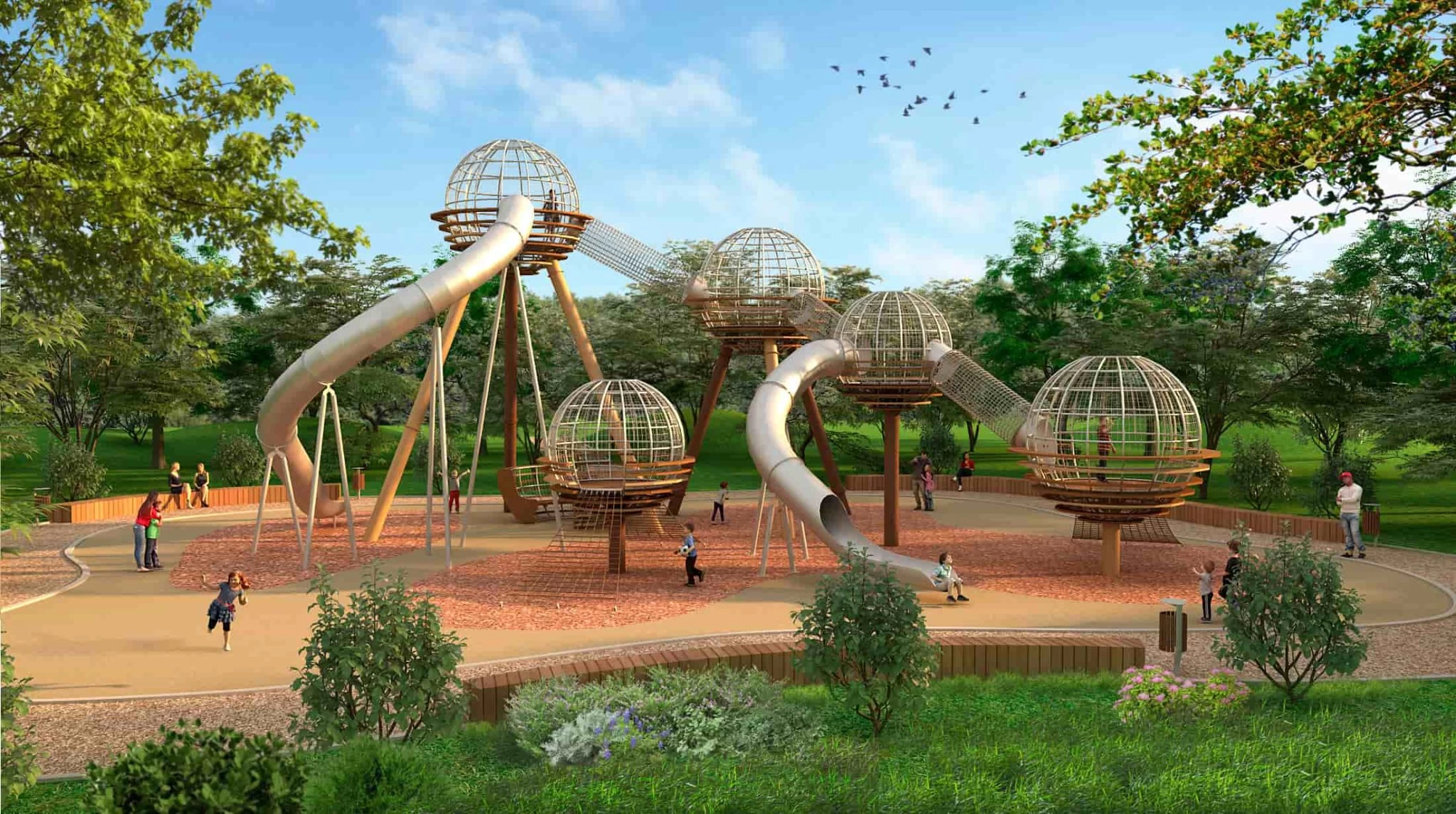 Часть 2. Самые необычные и интересные детские площадки в Москве.