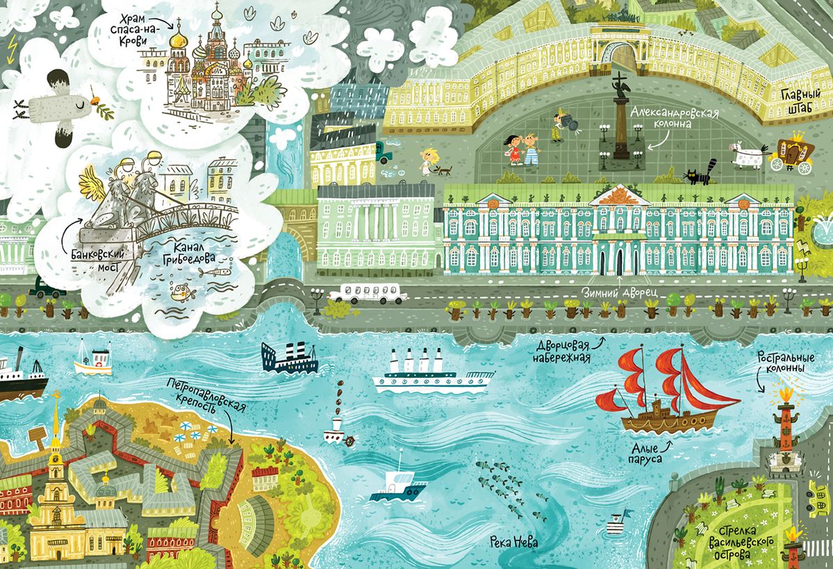 Что посмотреть в Санкт-Петербурге за 3 дня самостоятельно с детьми, 50+ лучших мест 2025 года