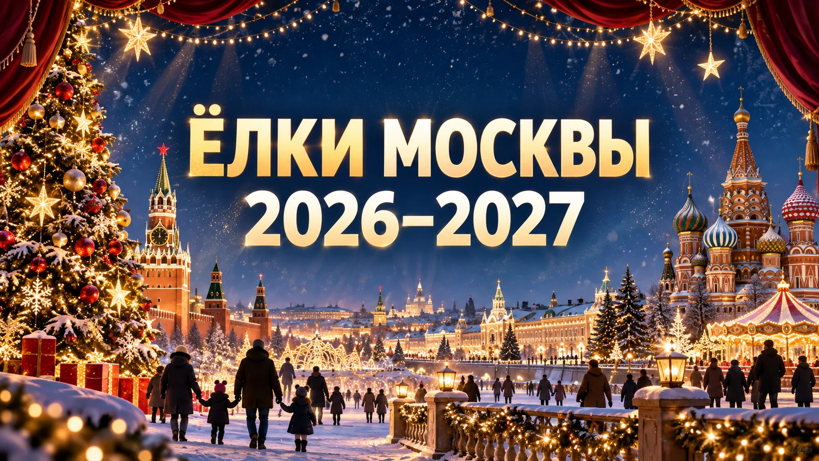 Новогодние ёлки в Москве 2026–2027: 20 лучших шоу для детей