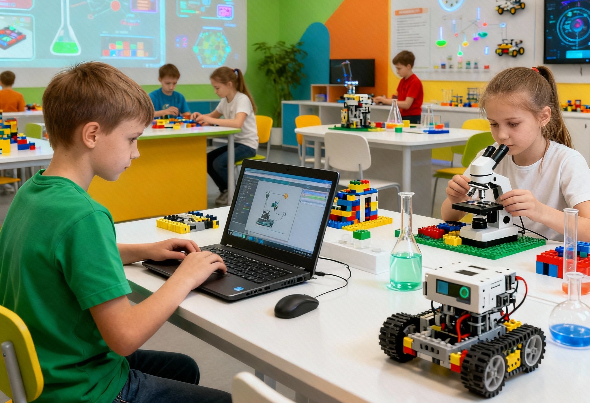 Стим (steam) образование для дошкольников и школьников