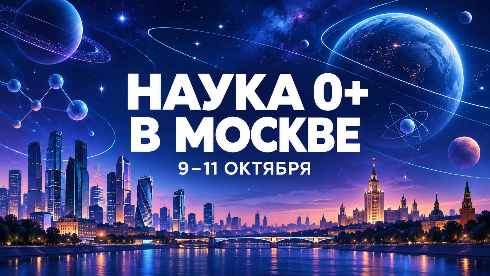 Фестиваль «НАУКА 0+» в Москве 2026: куда сходить с детьми 9–11 октября