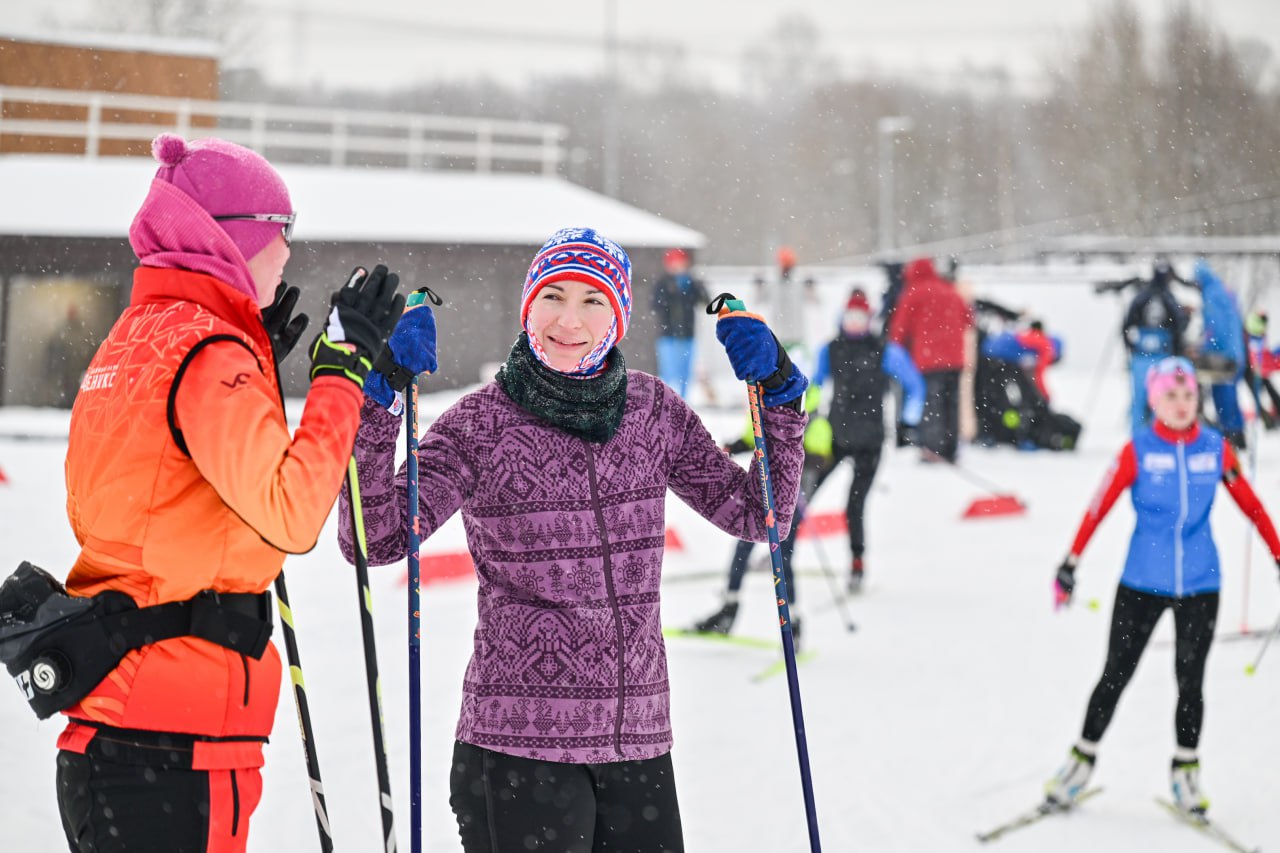 Первая флагманская лыжня столицы в парке 850-летия Москвы