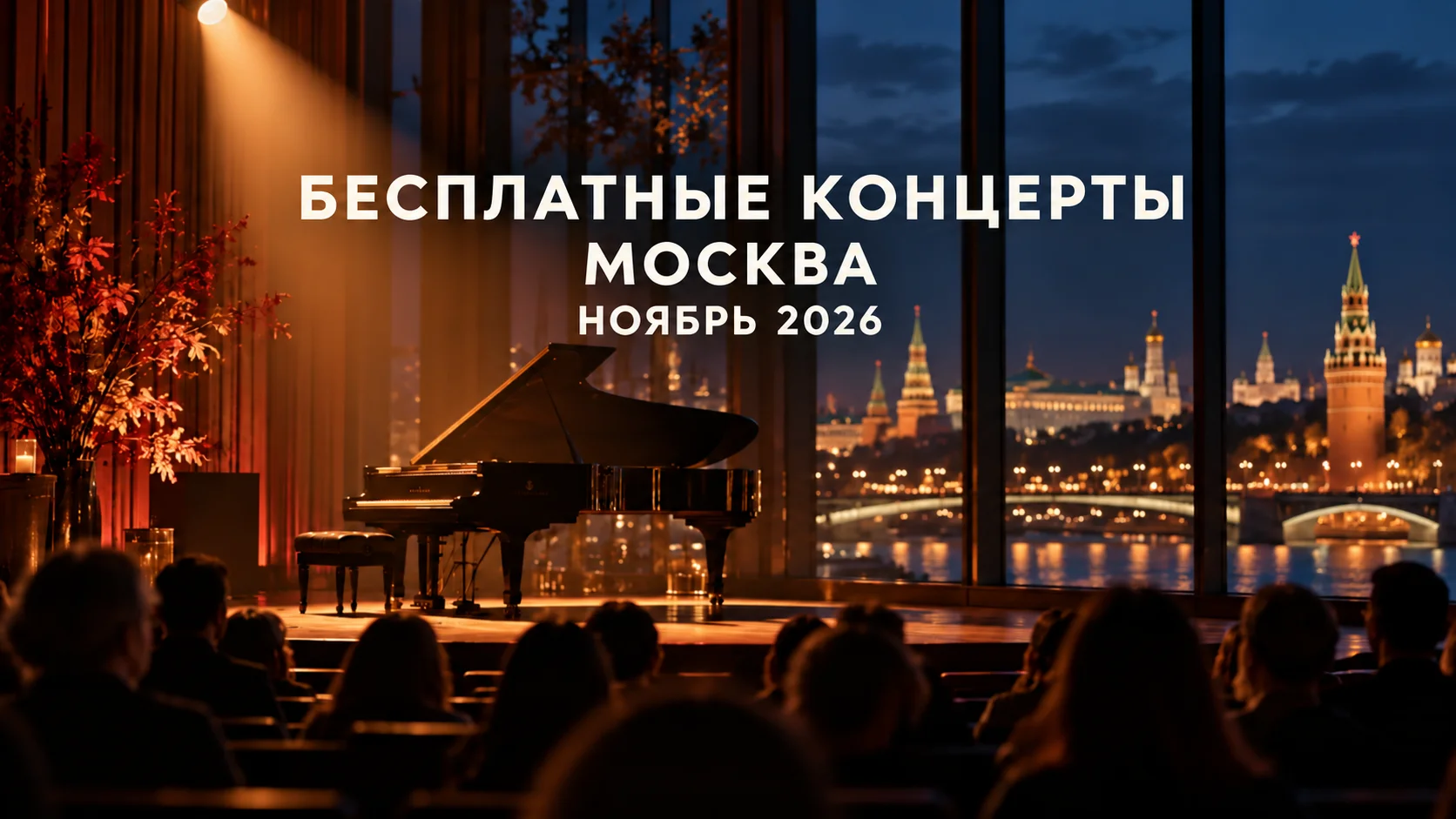 Бесплатные концерты в Москве в ноябре 2026 года: куда сходить