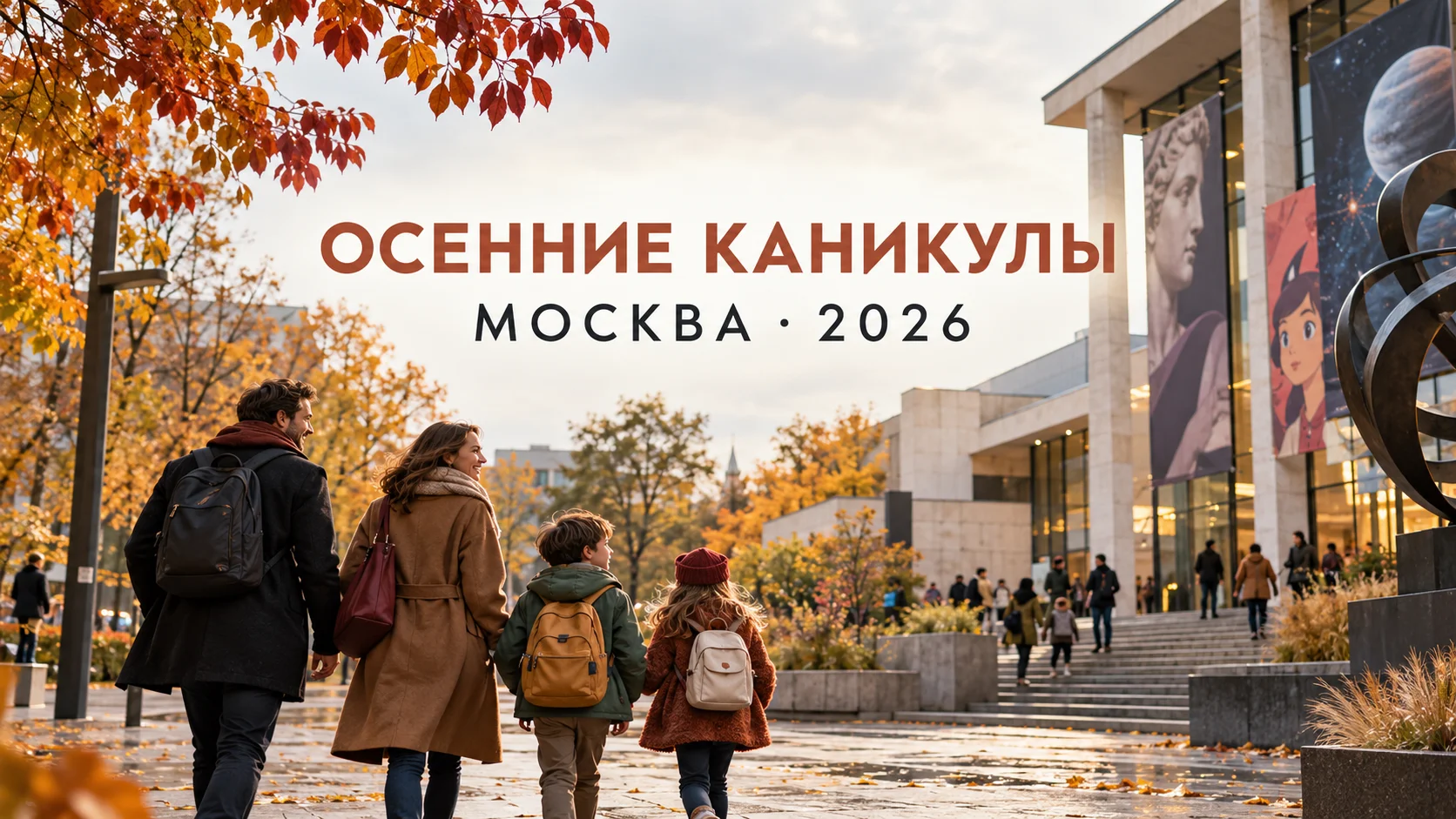 Куда сходить с детьми на осенних каникулах в Москве 27 октября — 4 ноября 2026 года