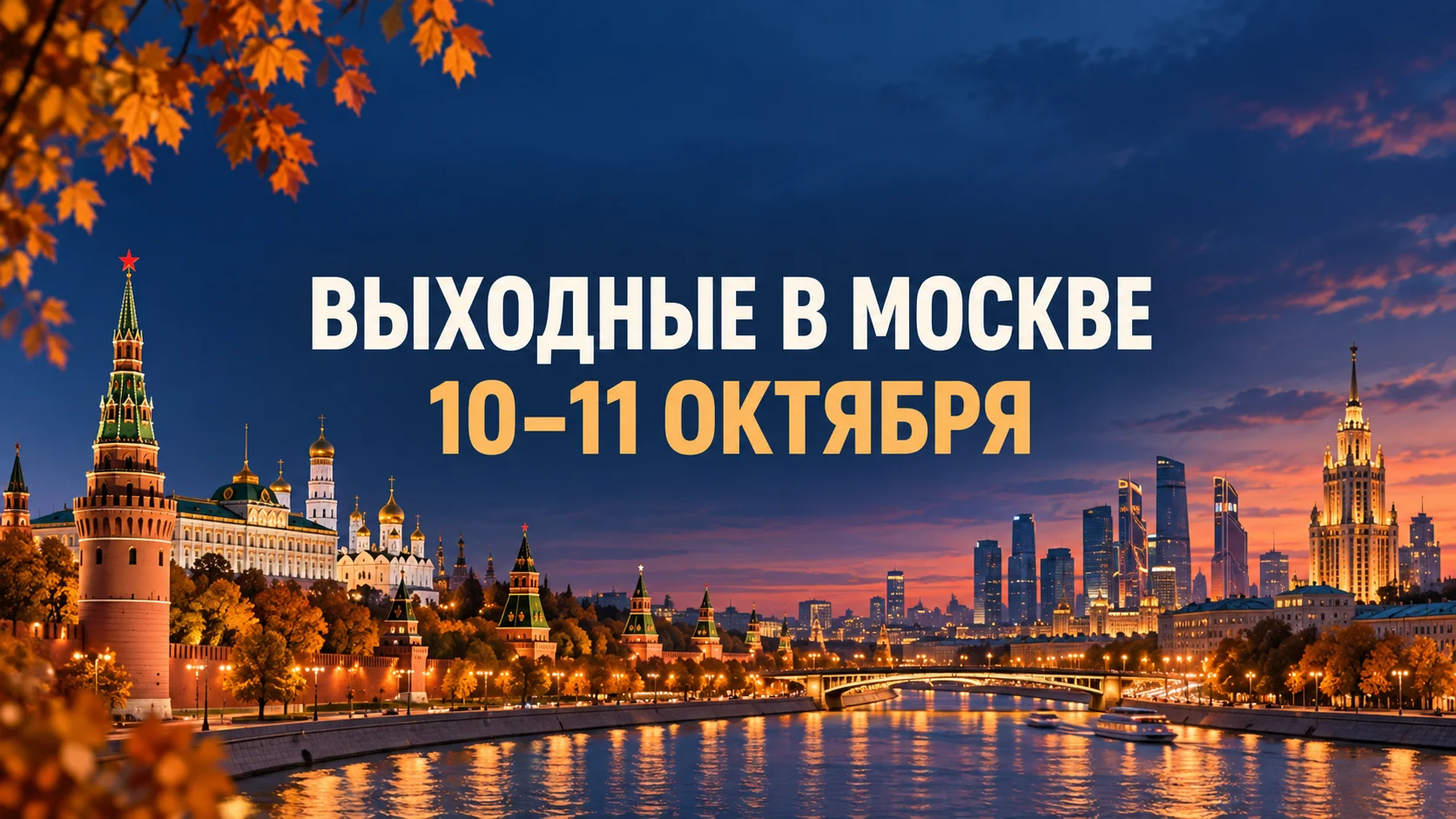 Куда сходить в Москве на выходных 10–11 октября 2026 года