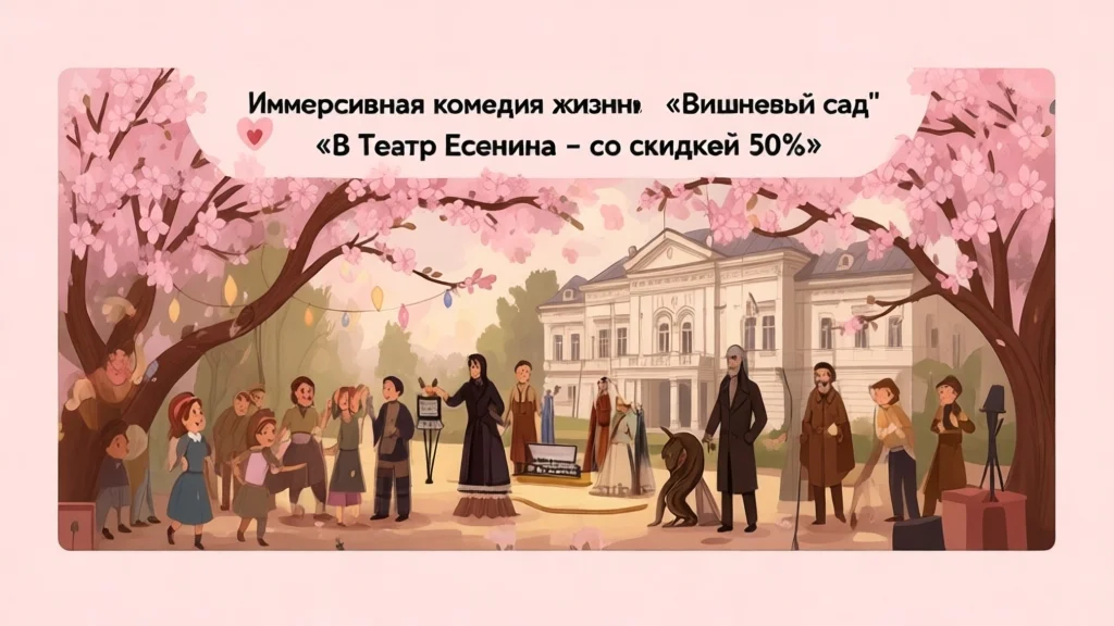 Иммерсивная комедия жизни «Вишнёвый сад»