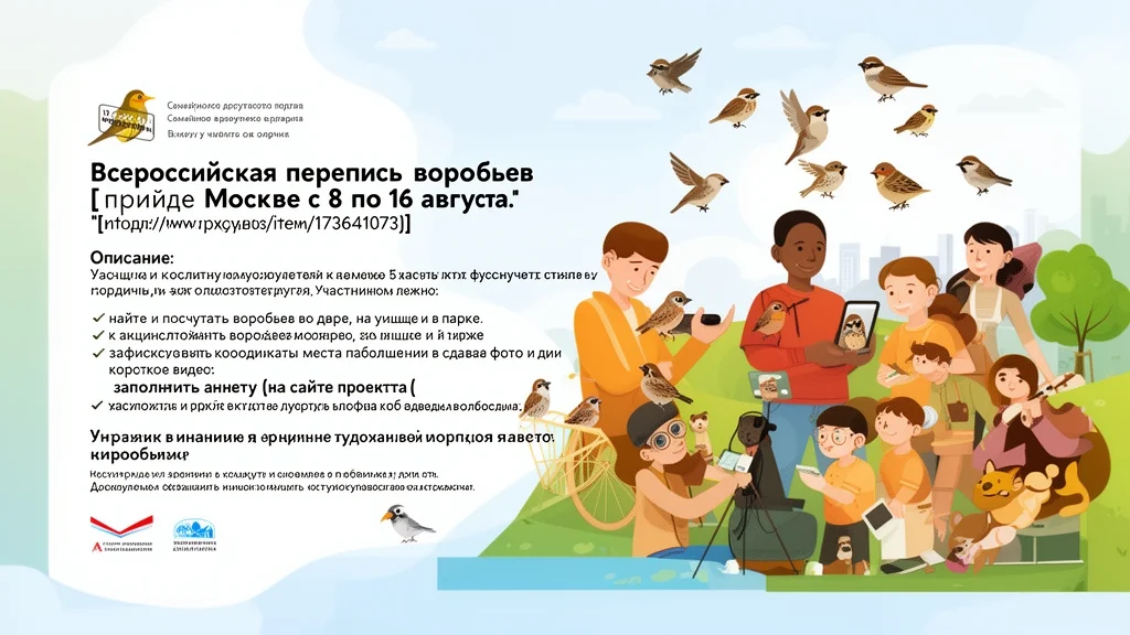 Всероссийская перепись воробьев