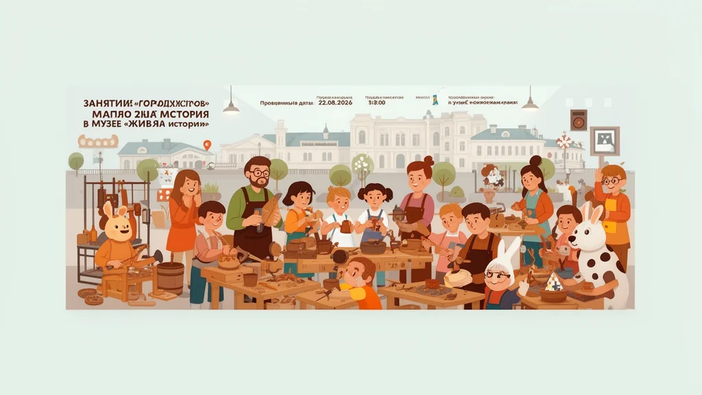 Занятие «Город мастеров» в музее «Живая история»