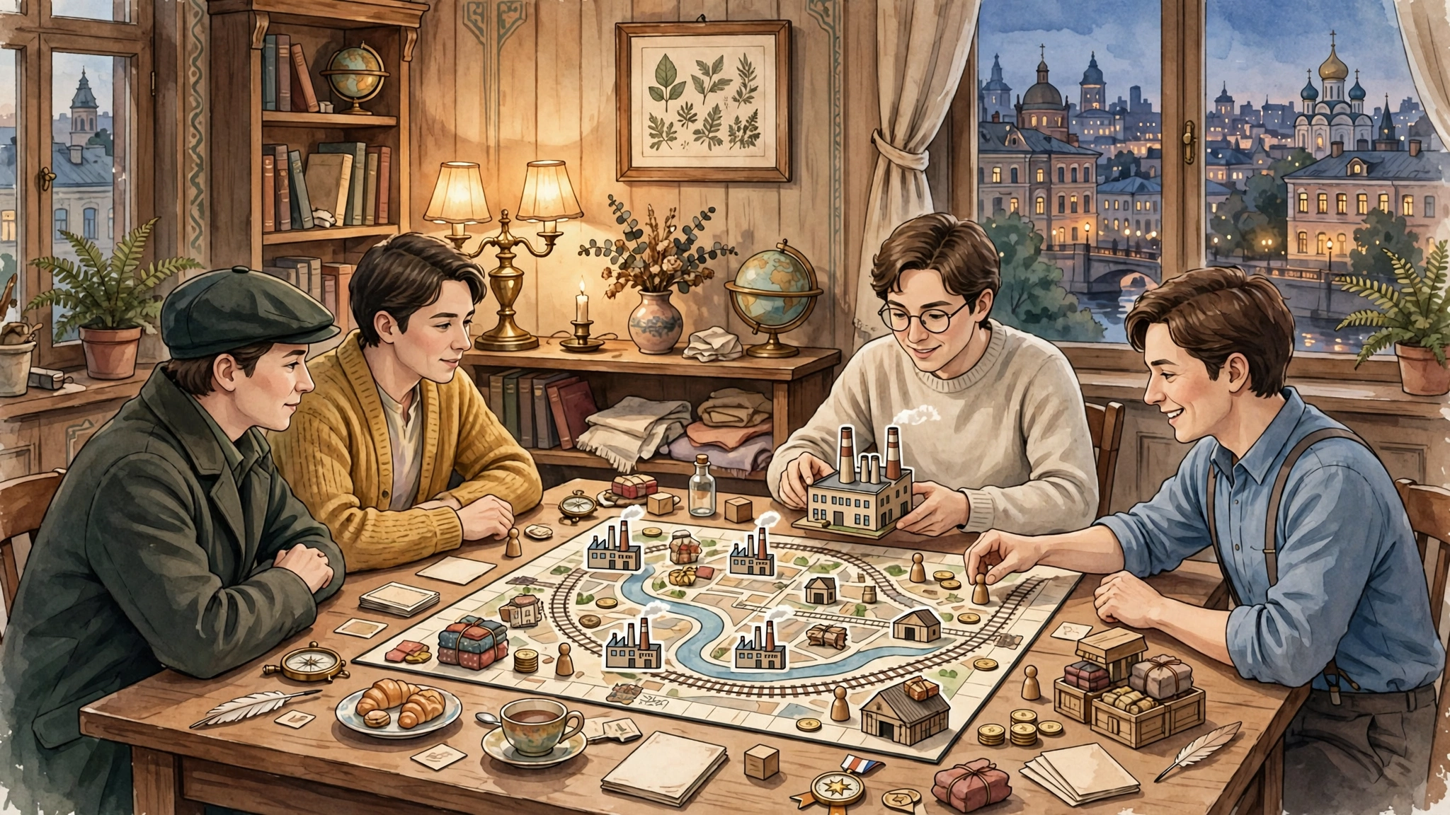 Игровой вечер «Новые русские купцы»