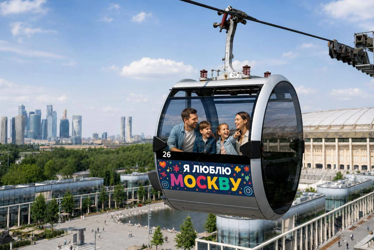 Акция на Московской канатной дороге в рамках Дня защиты детей
