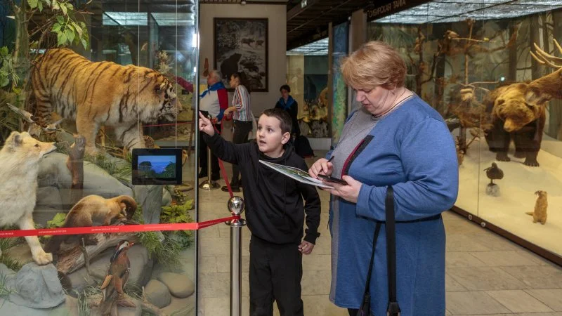 Бесплатный вход в Дарвиновский музей в костюме тигра