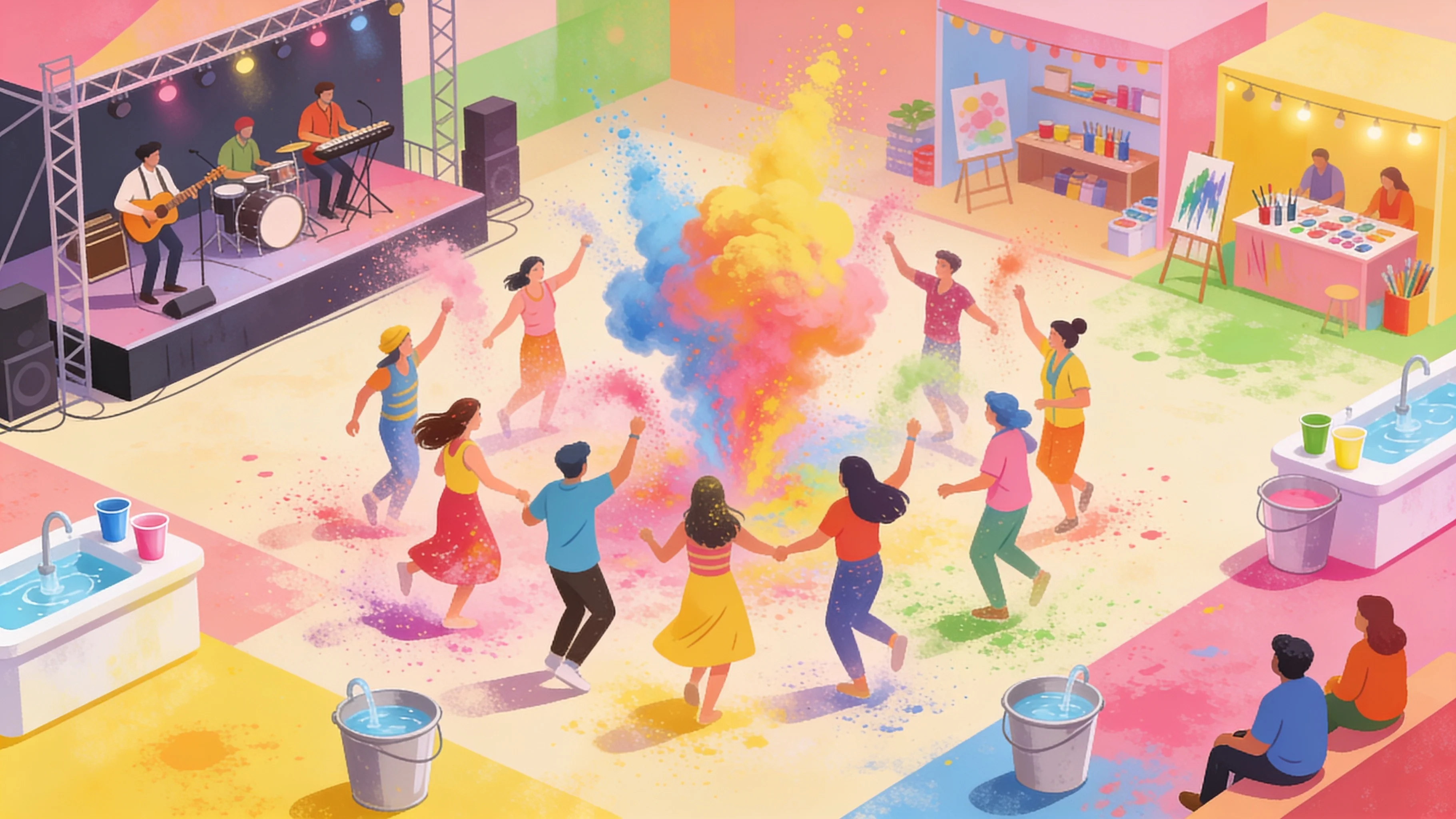 Фестиваль красок Холи ColorFest