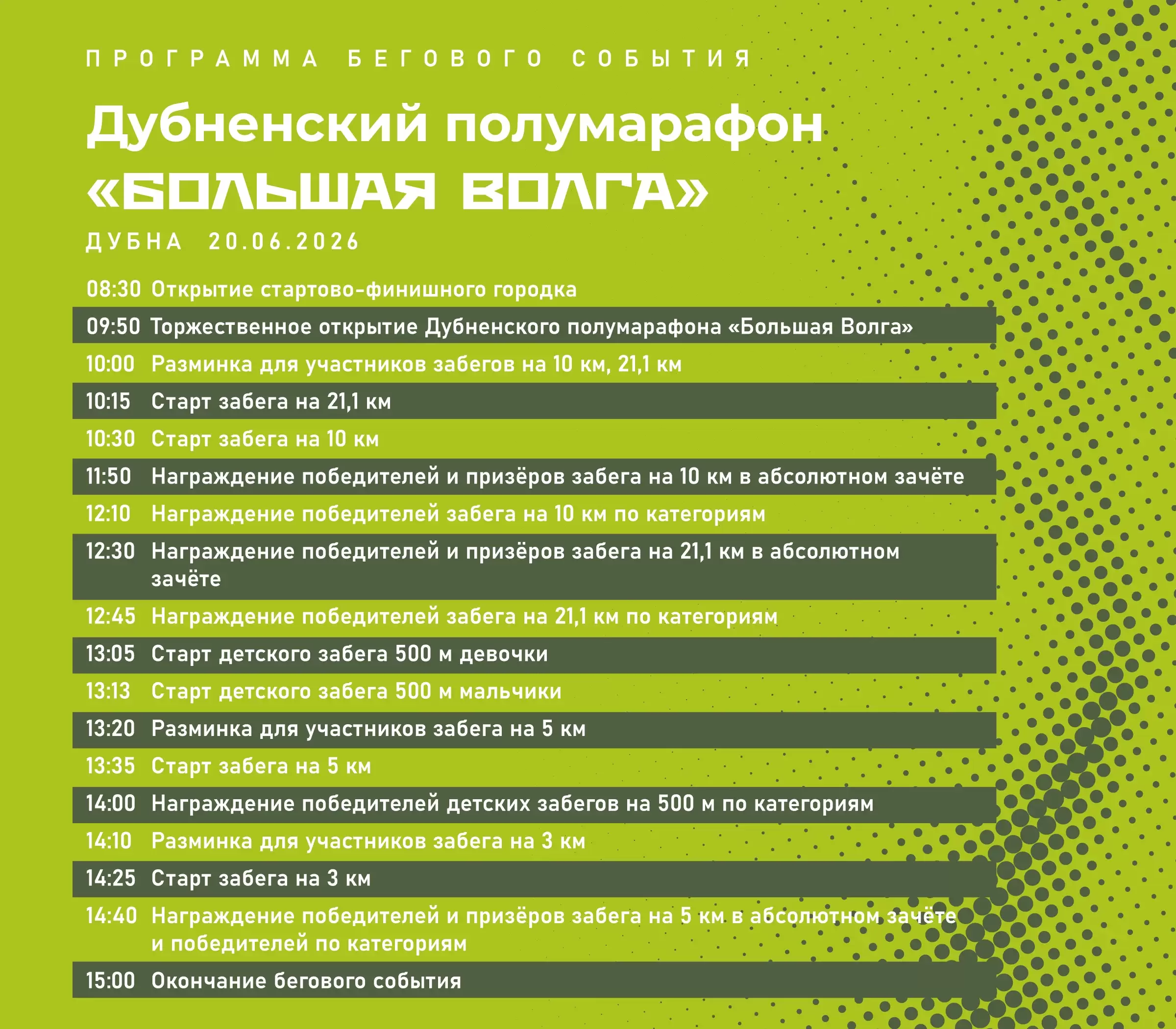 Забег в Дубне