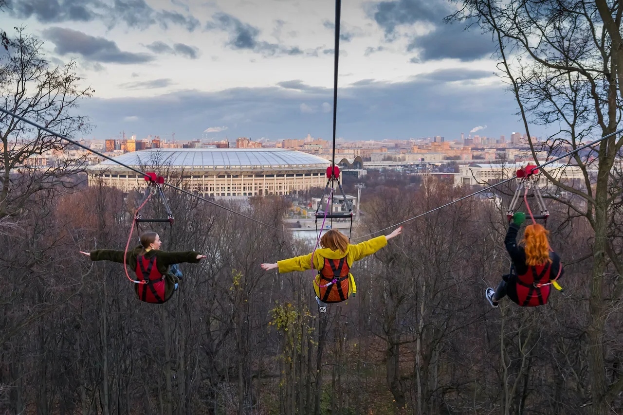 Фото Скайпарк Воробьевы горы - развлечение в Москве | Досугатор