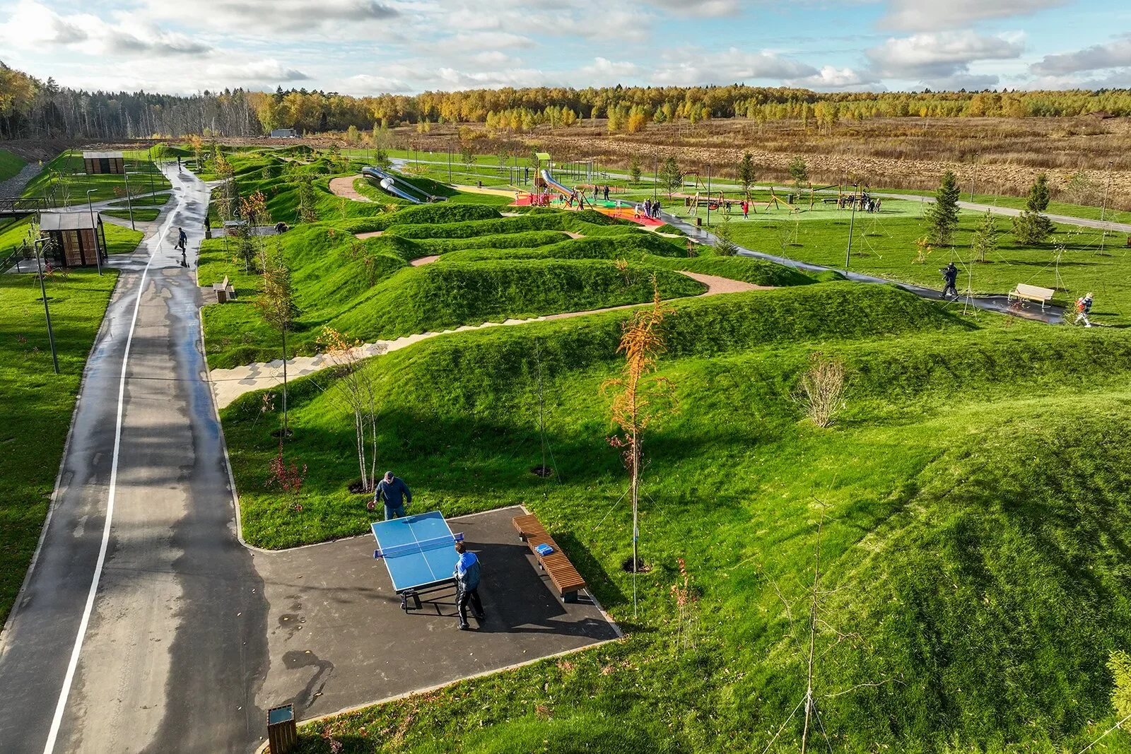 Фото Парк Марьинский ручей (В поселении Филимонковском рядом с деревней Нижнее Валуево) - развлечение в Москве | Досугатор