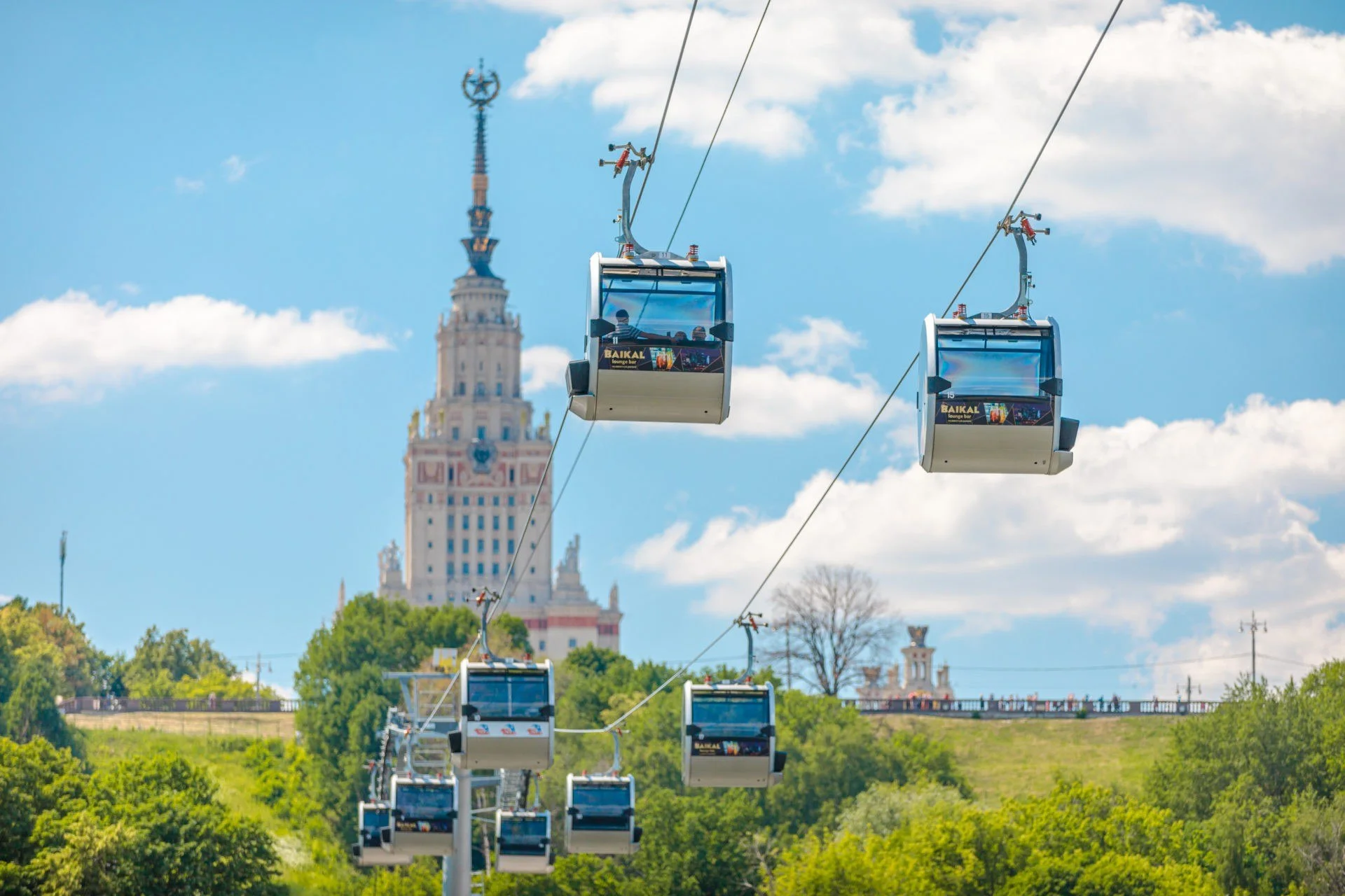 Фото Московская канатная дорога Ворбьевы горы - развлечение в Москве | Досугатор