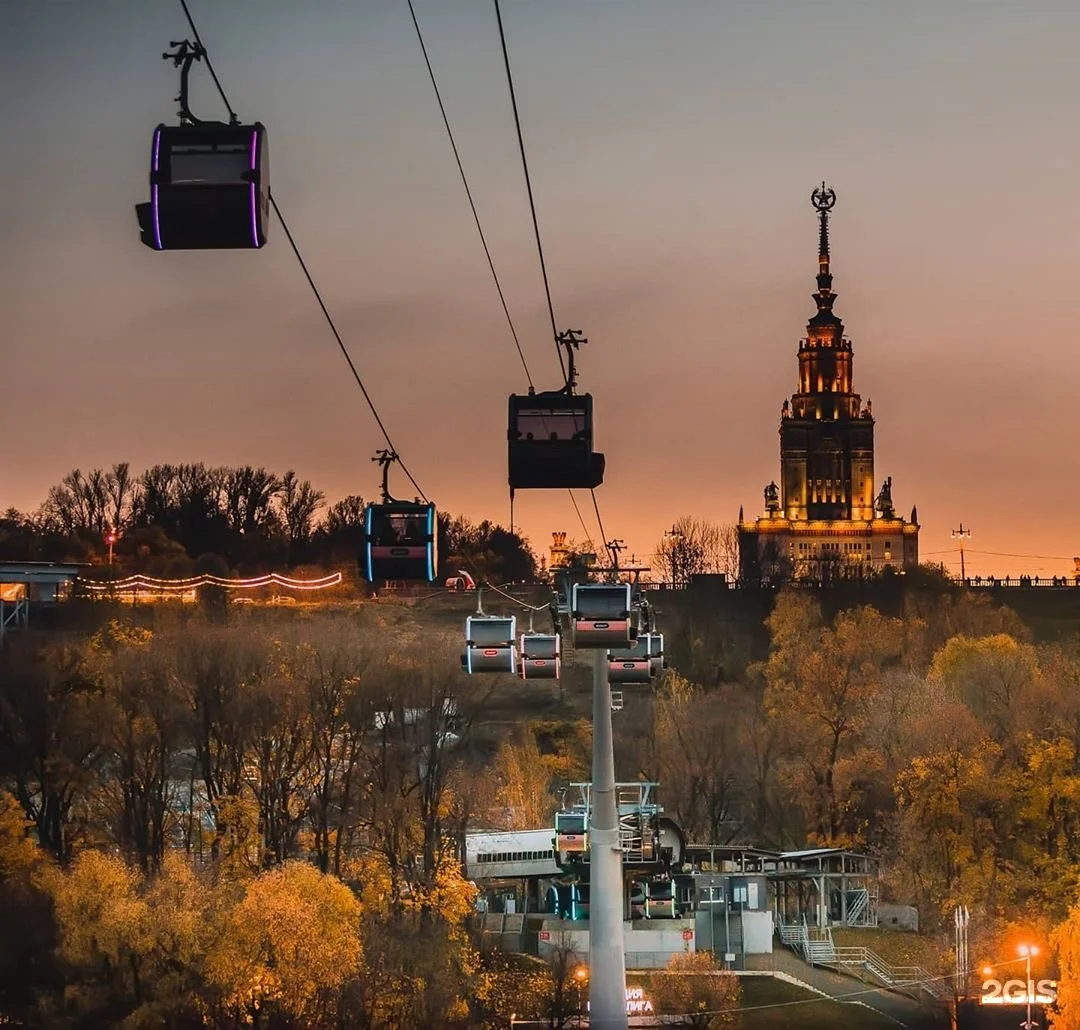 Фото Московская канатная дорога Ворбьевы горы - развлечение в Москве | Досугатор