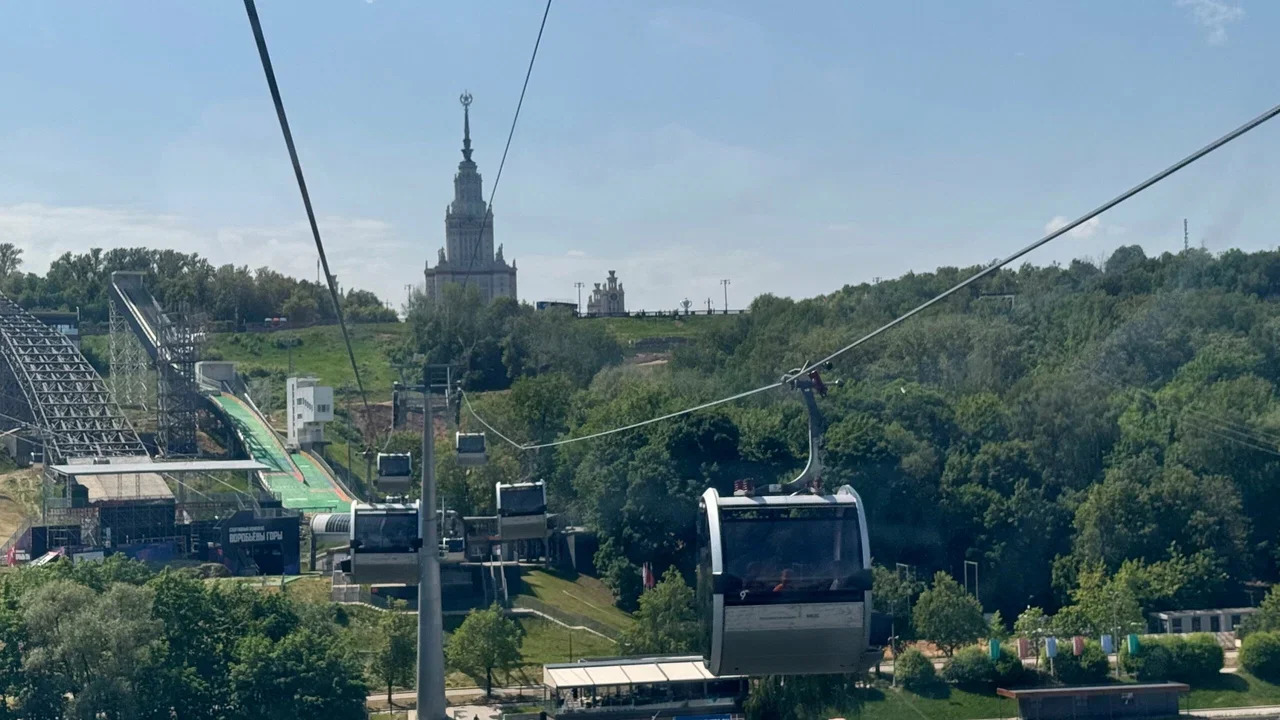 Фото Московская канатная дорога Ворбьевы горы - развлечение в Москве | Досугатор
