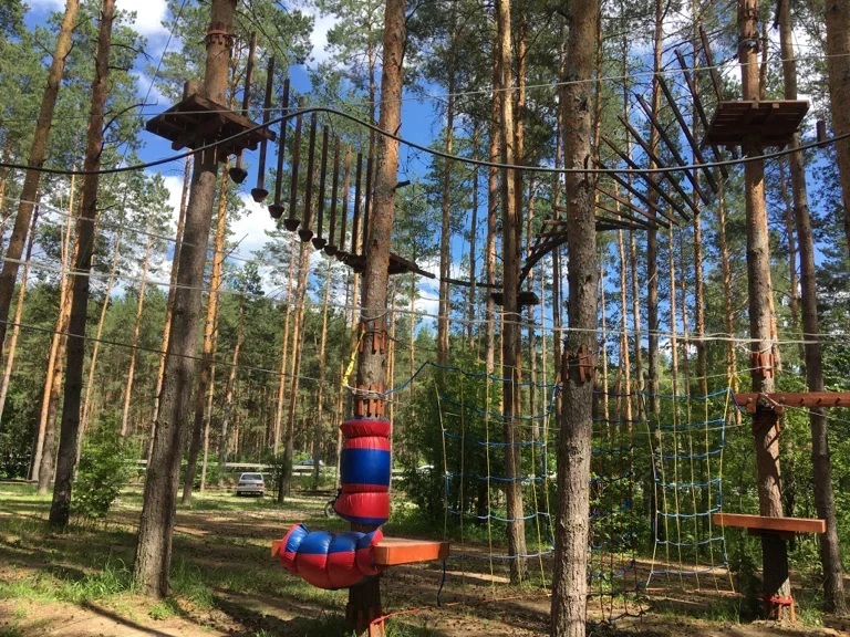 Фото Веревочный парк Дитя Джунглей (г. Рязань) - развлечение в Москве | Досугатор
