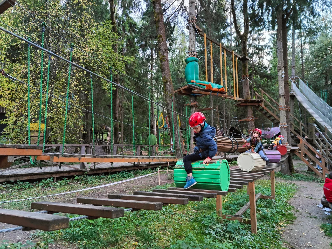 Фото Веревочный Парк Приключений Хотьково - развлечение в Москве | Досугатор