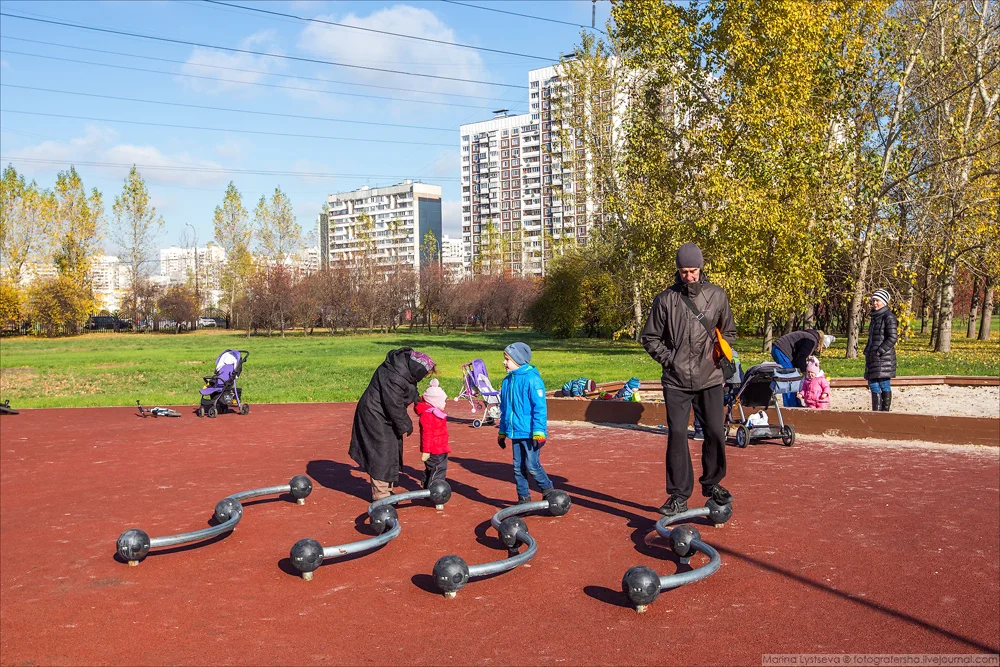 Фото Детские площадки в парке 850-летия Москвы - развлечение в Москве | Досугатор