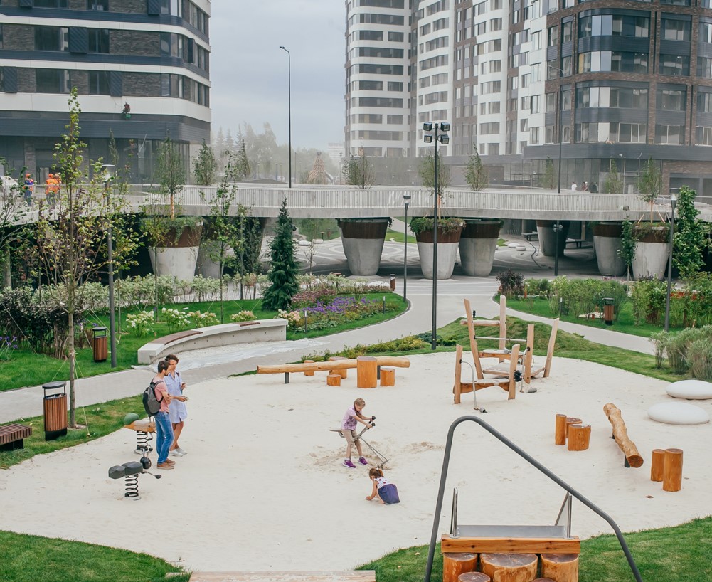 Фото Площадка "Дуб" в парке Зеленая река (ЖК Символ) - развлечение в Москве | Досугатор