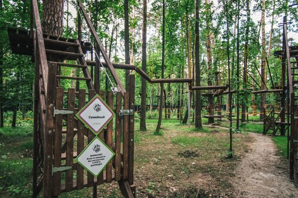 Фото Веревочный парк Кенгуру в Еврейском центре "Жуковка" - развлечение в Москве | Досугатор
